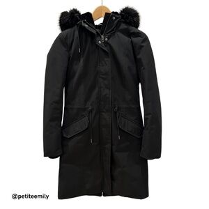 Aritzia Wilfred Beaufort Goose Down Parka in Black XS